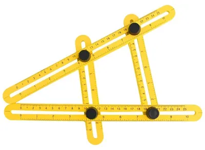 Produktbild von Verk 11350 Multifunktionale Schablone – Lineal und Winkelmesser
