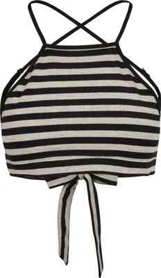 Immagine prodotto di Urban Classics Donna - Top corto TRIANGLE schwarz grau - XL