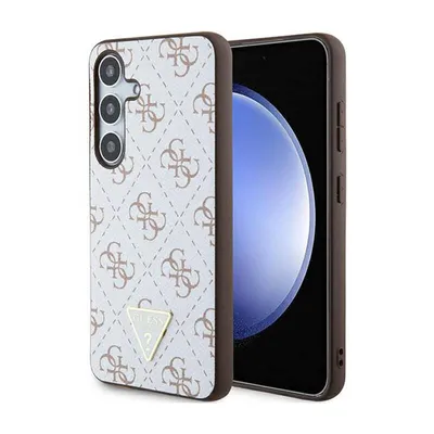 Produktbild von Guess Samsung Galaxy S24 4G Triangle Metal Logo Hardcase