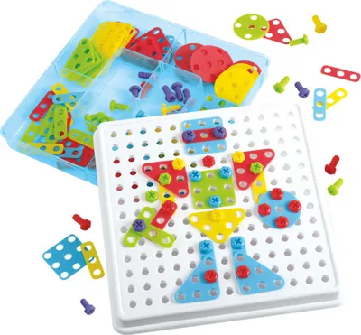 Image de Jeu de construction Playgo Mosaic - 180dlg.