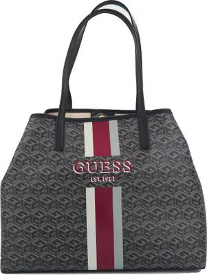 Produktbild von Guess Vikky Frauen G Cube Logo Druck Synthetik Tote Tasche Holzkohle – Einheitsgröße / Holzkohle