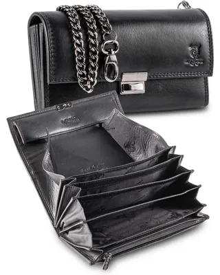 Imagen del producto de Elzusha - Billetera de cuero  premium para camareros, con funda