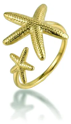 Image de Bague ouverte, plaquée or, modèle EWR260652G