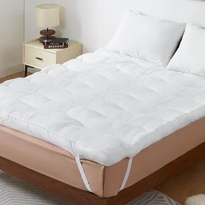 Image de CASABEL Surmatelas Nuage 140 x 190 cm Extra Épais en Microfibre - Confort Optimal