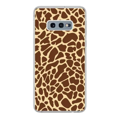 Produktbild von MuchoWow® Handyhülle Schutzhülle Hülle für Samsung Galaxy S10e Tiermotiv - Giraffe - Braun Silikon Softcase Handy Hülle - Handy