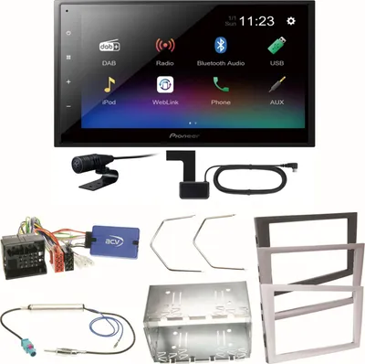 Produktbild von Pioneer DMH-A340DAB Digitalradio Einbauset für Opel Signum Corsa C Tigra Twintop