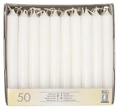 Produktbild von Tafelkerzen Ø 2,1 cm · 19,6 cm weiss