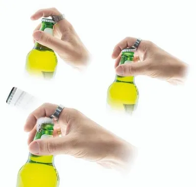 Produktbild von Ring mit Flaschenöffner 2 Stück