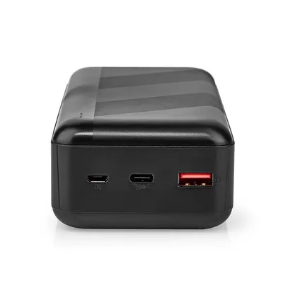 Produktbild von Nedis powerbank - 30000 mAh - 1.5 / 2.0 / 3.0 A - Anzahl der Ausgänge: 2 - Ausgangsanschluss: 1x USB-A / 1x USB-C - Eingangsverbindung: 1x Micro USB / 1x USB-C - PD3.0 20W - Lithium-Polymer