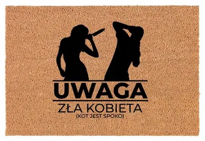 Produktbild von TabPrint Kokos Wycieraczka Uniwersalna Napisy 40x60 cm