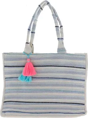 Produktbild von Shopper Tasche - Streifen - ca. 44 x 15 x 36 cm