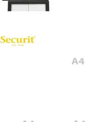 Produktbild von Securit Led-Displaykasten 4 X A4