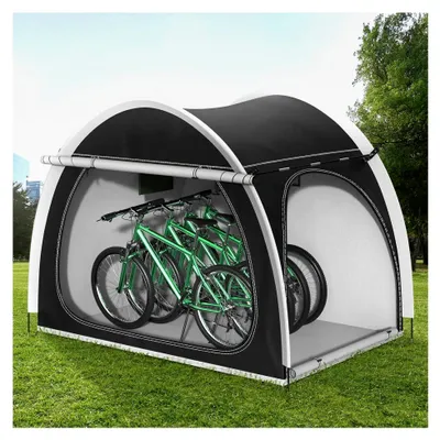 Produktbild von Fahrradzelt für 3-4 Fahrräder, 210x150x165cm, wetterfest, 210D Oxford, wasserdicht