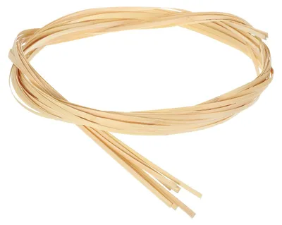 Bambusstreifen 7er-Pack, 0,5 mm x 3 m, zum Flechten und Basteln