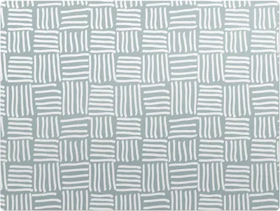 Produktbild von Geometrisches Linienmuster – Bodenschutzmatte – Stuhlunterlage 120x90 cm – Rutschfest – Hartbodenmatte