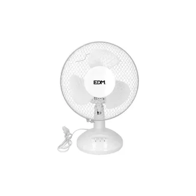 Obrázok produktu pre Stolný ventilátor biely Príkon: 25W Lopatka: ø23x36cm edm