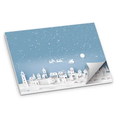 Produktbild von itenga Platzset Tischset "Dorf Weihnachten" DIN A3 50 Blatt