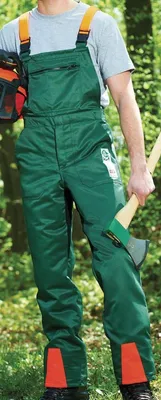 Produktbild von SCHNITTSCHUTZ-LATZHOSE Forst-Schnittschutzlatzhose 70/30 Gr. 58