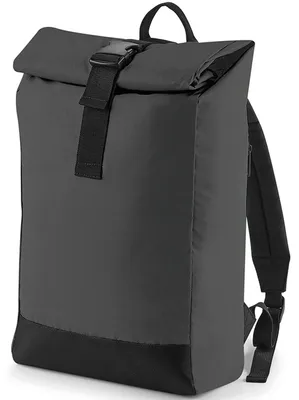 Produktbild von Bagbase Rucksack mit Roll-Top, reflektierend FK181 (Einheitsgröße) (Schwarz reflektierend)