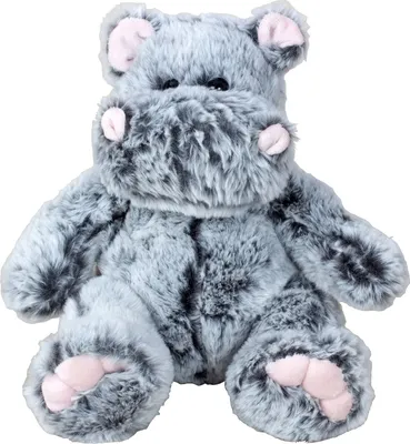 Produktbild von Plüsch Nilpferd 26 cm Grau sitzend Kuscheltier