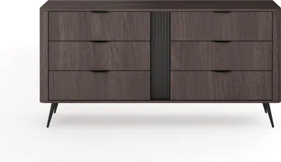 Produktbild von Furniture24 Kommode Veris - C Mit 6 Schubladen - Dunin Eiche