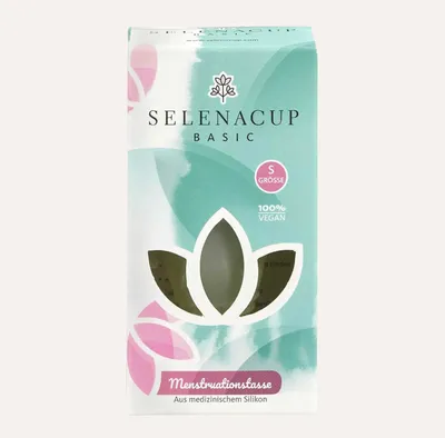 Produktbild von Die SelenaCup Menstruationstasse – Transparent – Grace is Green