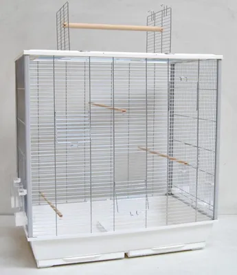 Produktbild von Großer Vogelkäfig Wellensittich Kanarien Großsittich mit Freisitz