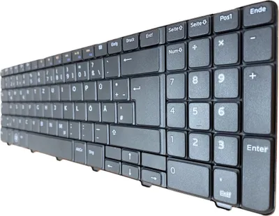 Produktbild von DEUTSCHE - Schwarz Tastatur Keyboard kompatibel für DELL Inspiron M5010, N5010