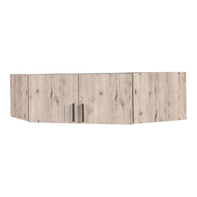 Produktbild von Eck-Aufsatzschrank 2-türig, Eiche, SELAWIK-166