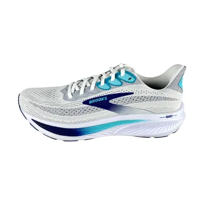 Productafbeelding van Brooks Ghost 17 heren, kleur: wit/beacon blauw/ipanema, artikelnummer: 1104421D135, maat: 40,5 (EU)
