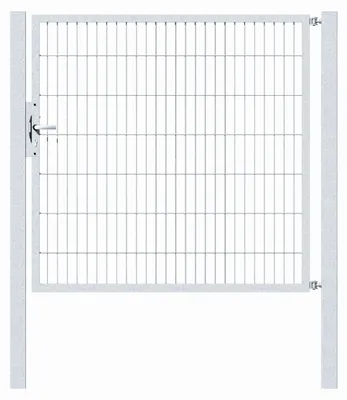 Zdjęcie produktu dla Brama pojedyncza Alberts 647377 Flexo z akcesoriami, ocynkowana ogniowo, szerokość 150 cm, wysokość 140 cm