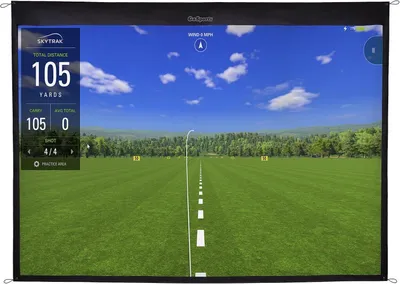 Immagine prodotto di Schermo per simulatore di golf: disponibile nelle dimensioni 7 piedi x 7 piedi o 10 piedi x 7 piedi