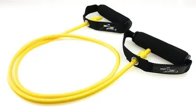Obrázok produktu pre Dittmann Body Tube Foam Grip Resistance Band Expander Fitness Band - žltá (ľahký odpor)