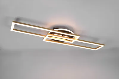 Zdjęcie produktu dla Lampa sufitowa LED TWISTER 30W Od 2700 do 6000K 4500lm metal złoto-biała wym:8,5x90,5x24,5cm IP20 RL