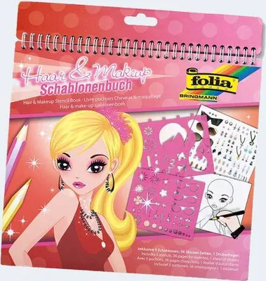 Produktbild von Schablonenbuch groß - HAARE &