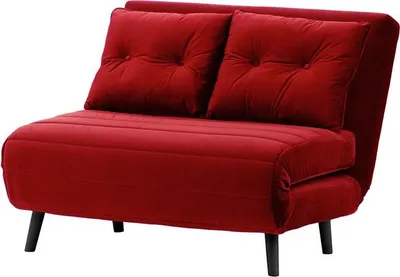 Image de Petit canapé convertible Flic - large de 103 cm-Velluto 7-black