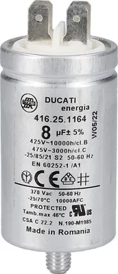 Produktbild von Kondensator 8µF 450V smeg 811770036 für Geschirrspüler