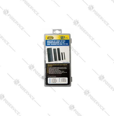 Immagine prodotto di Benson Tools set 127 guaine termo restringenti varie misure da 2x40mm a 13x85mm