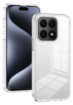 Obrázok produktu pre Pre Honor X8b – hybridné ochranné puzdro na mobil z TPU a akrylu, priehľadné