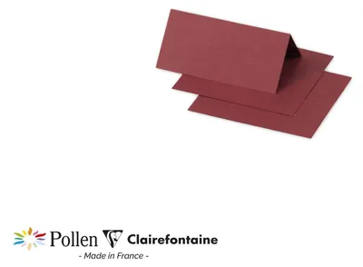 Produktbild von Clairefontaine Tischaufsteller 85x80 bordeaux