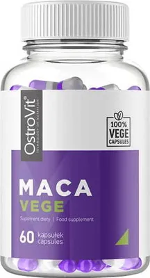 Produktbild von Maca-Wurzelextrakt DER 10: 1 600 mg 60 Kapseln Vege 40 g OstroVit