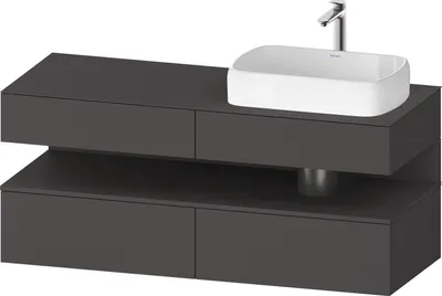 Produktbild von DURAVIT QA4766049490010 QTG KWTU WH Ek. 1400x550x600 Gt Mt. H