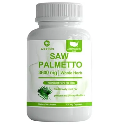 Immagine prodotto di Saw Palmetto 3600 mg (120 capsule) Integratore alimentare, uomini, prostata, minzione frequente, perdita di capelli, salute della prostata, salute delle vie urinarie
