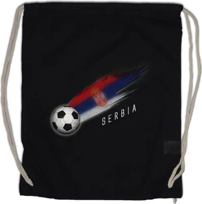 Produktbild von Urban Backwoods Serbia Football Comet I, Turnbeutel, Farbe: Schwarz