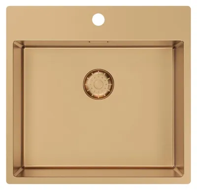 Obrázok produktu pre Kupriata umývadlo Pure.Sink Comfort Rose, rozmer 54 x 52 cm, s otvorom pre batériu, model PCM5040T-62