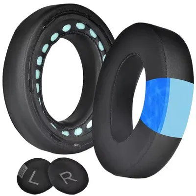 Produktbild von Ersatz OHRPOLSTER für Bose 700 NC700 Schwarz Over Ear-Kopfhörer Ohrenschützer-Kissen Proteinmaterial, 1 Paar Ersatz-Ohrpolster
