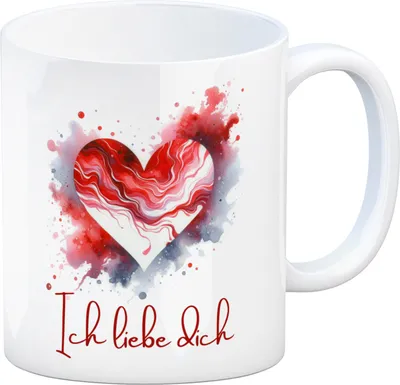 Produktbild von Ich liebe dich Kaffeebecher