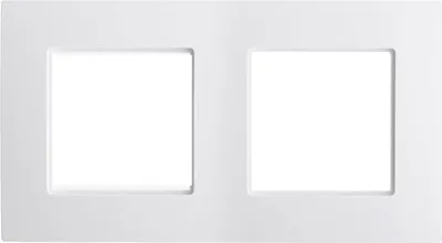 Image de Cadre Double Blanc Rosa - E+Pl-59231