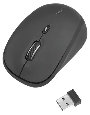 Image de Logilink Souris sans fil 2,4 GHz 3 boutons, noir