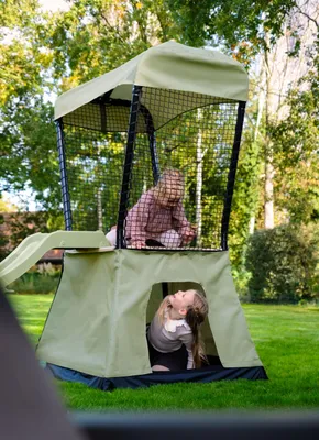 Image de EXIT Ivy Aire de Jeux, avec Toboggan, Cage d'Escalade, Enfants